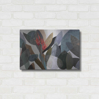 Luxe Metal Art 'Jardin Eterno 1' by Daniela Fedele, Metal Wall Art,24x16