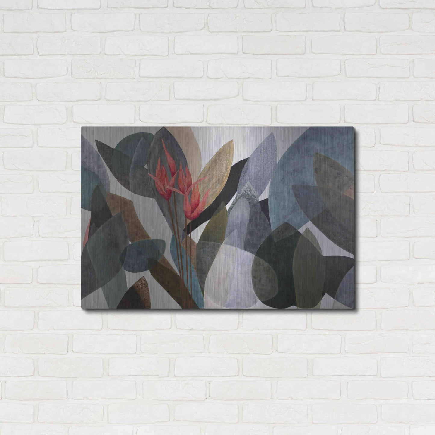 Luxe Metal Art 'Jardin Eterno 1' by Daniela Fedele, Metal Wall Art,36x24