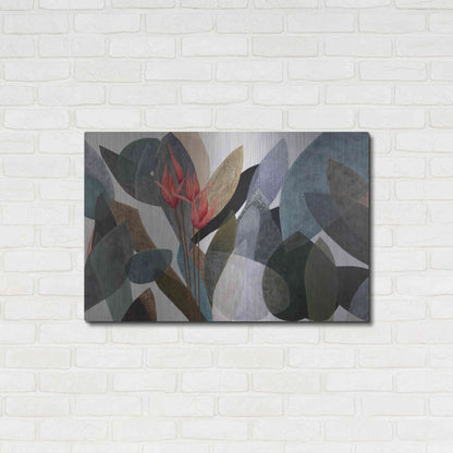 Luxe Metal Art 'Jardin Eterno 1' by Daniela Fedele, Metal Wall Art,36x24