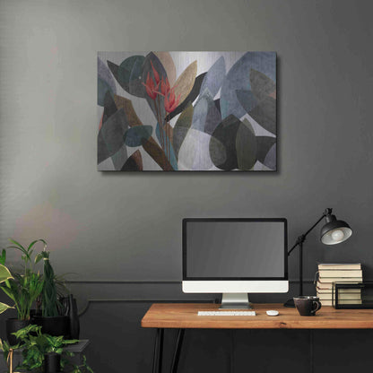 Luxe Metal Art 'Jardin Eterno 1' by Daniela Fedele, Metal Wall Art,36x24