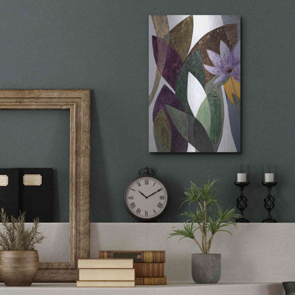 Luxe Metal Art 'Jardin Eterno 2' by Daniela Fedele, Metal Wall Art,12x16