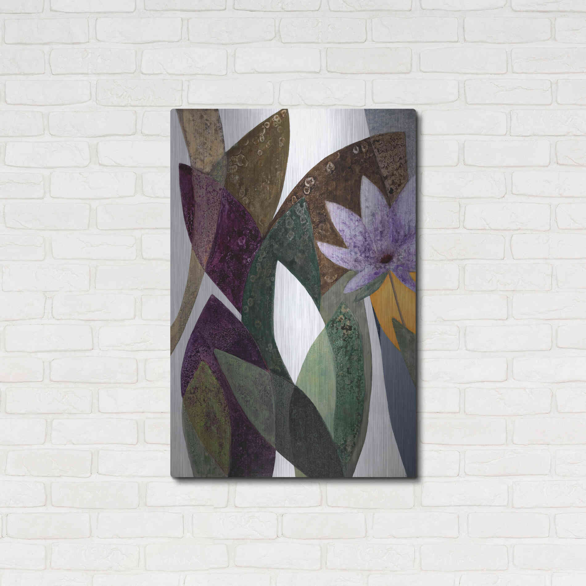 Luxe Metal Art 'Jardin Eterno 2' by Daniela Fedele, Metal Wall Art,24x36