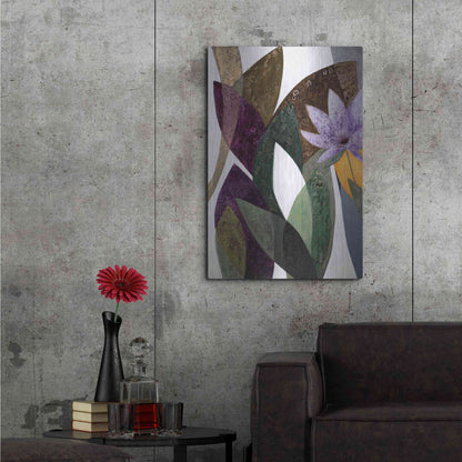 Luxe Metal Art 'Jardin Eterno 2' by Daniela Fedele, Metal Wall Art,24x36