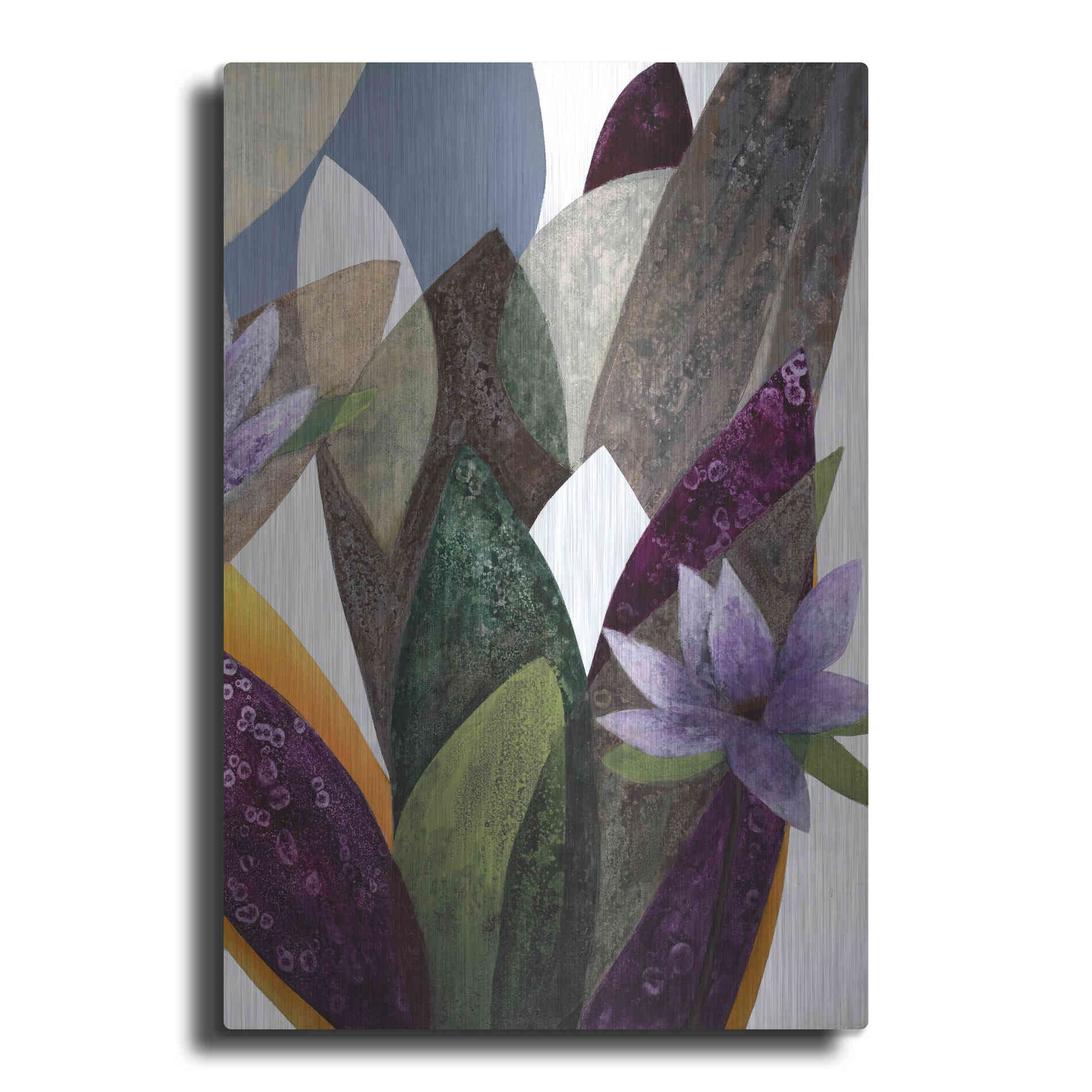 Luxe Metal Art 'Jardin Eterno 4' by Daniela Fedele, Metal Wall Art