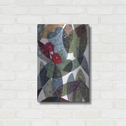 Luxe Metal Art 'Lychnis' by Daniela Fedele, Metal Wall Art,16x24