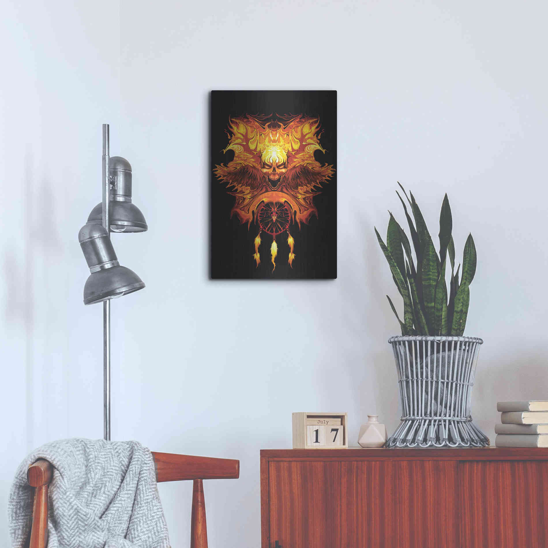 Luxe Metal Art 'Wendigo' by Michael StewArt, Metal Wall Art,16x24