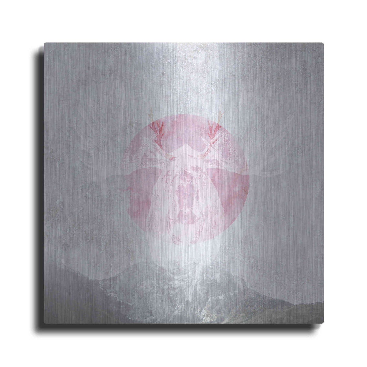 Luxe Metal Art 'Moose 1' by Louis Duncan-He, Metal Wall Art