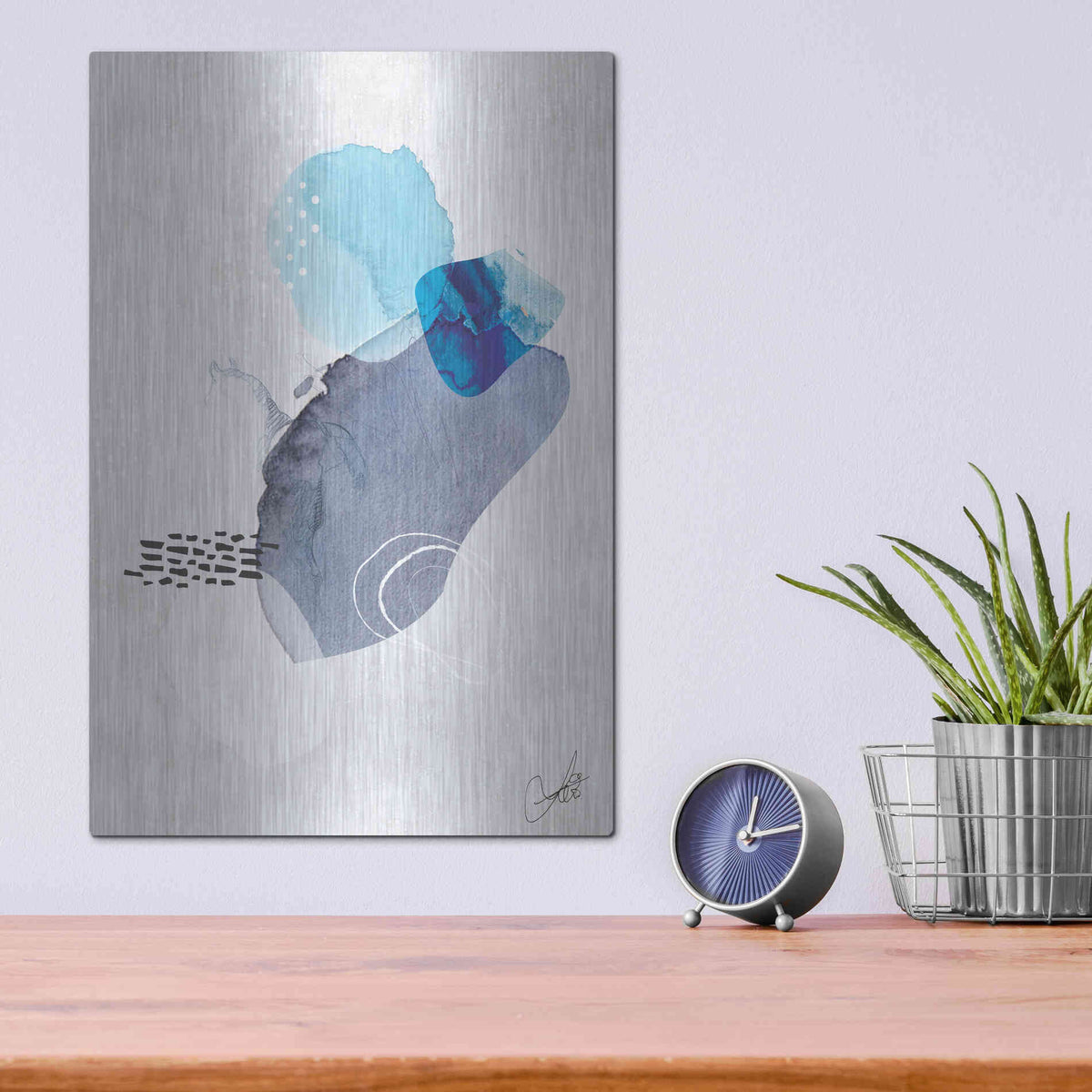 Luxe Metal Art 'Mystic Steed No. 2' by Louis Duncan-He, Metal Wall Art,12x16