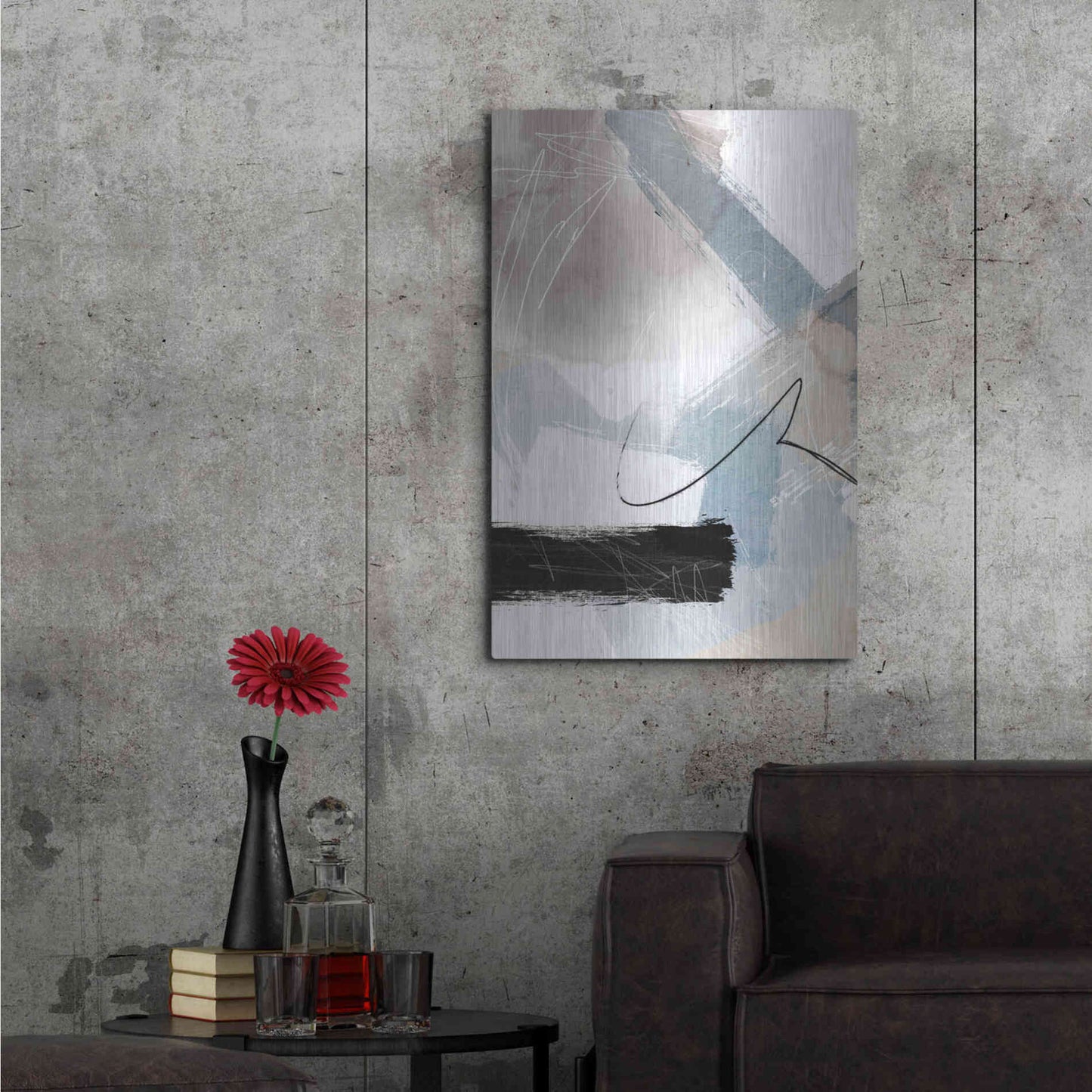 Luxe Metal Art 'New Beginning 2' by Louis Duncan-He, Metal Wall Art,24x36