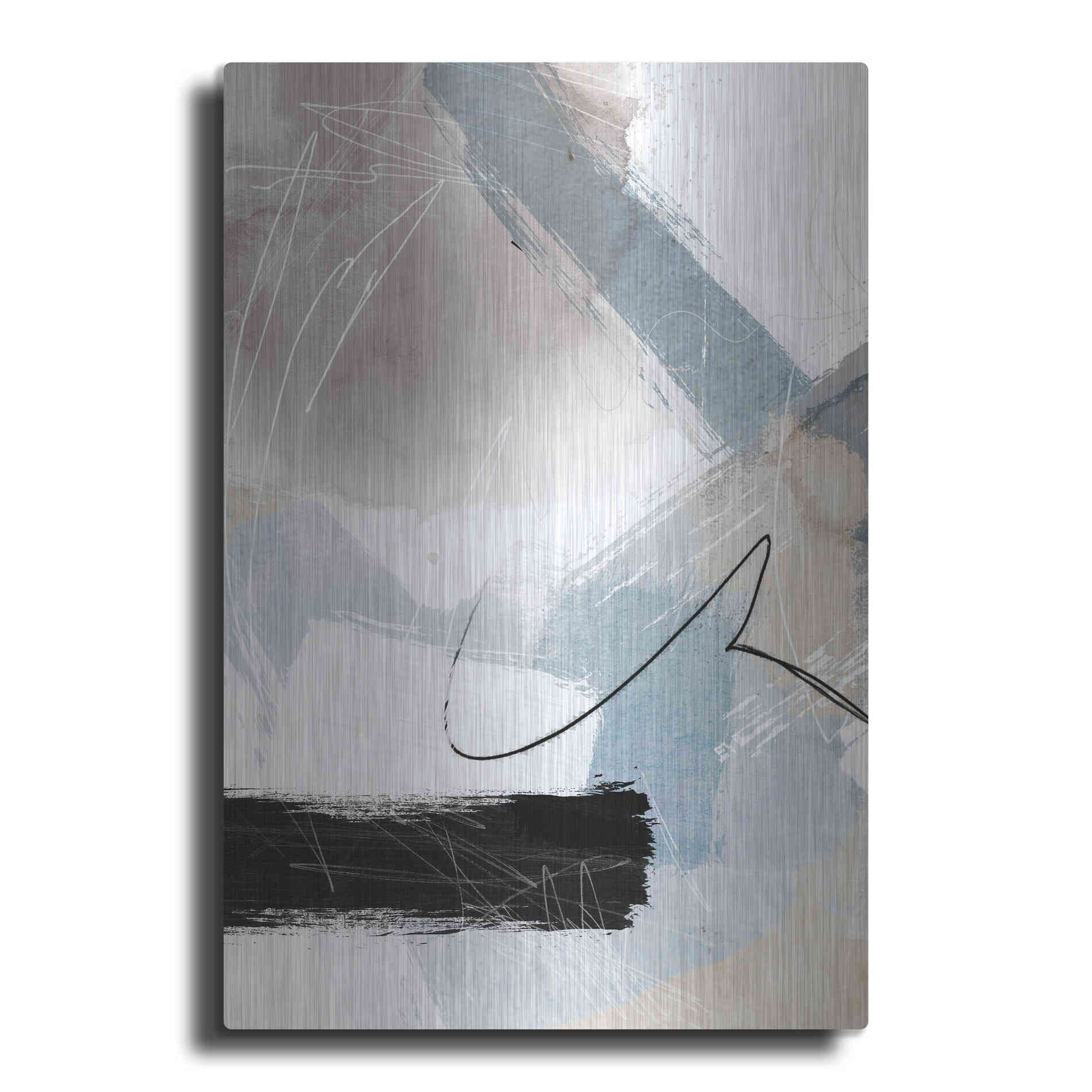 Luxe Metal Art 'New Beginning 2' by Louis Duncan-He, Metal Wall Art