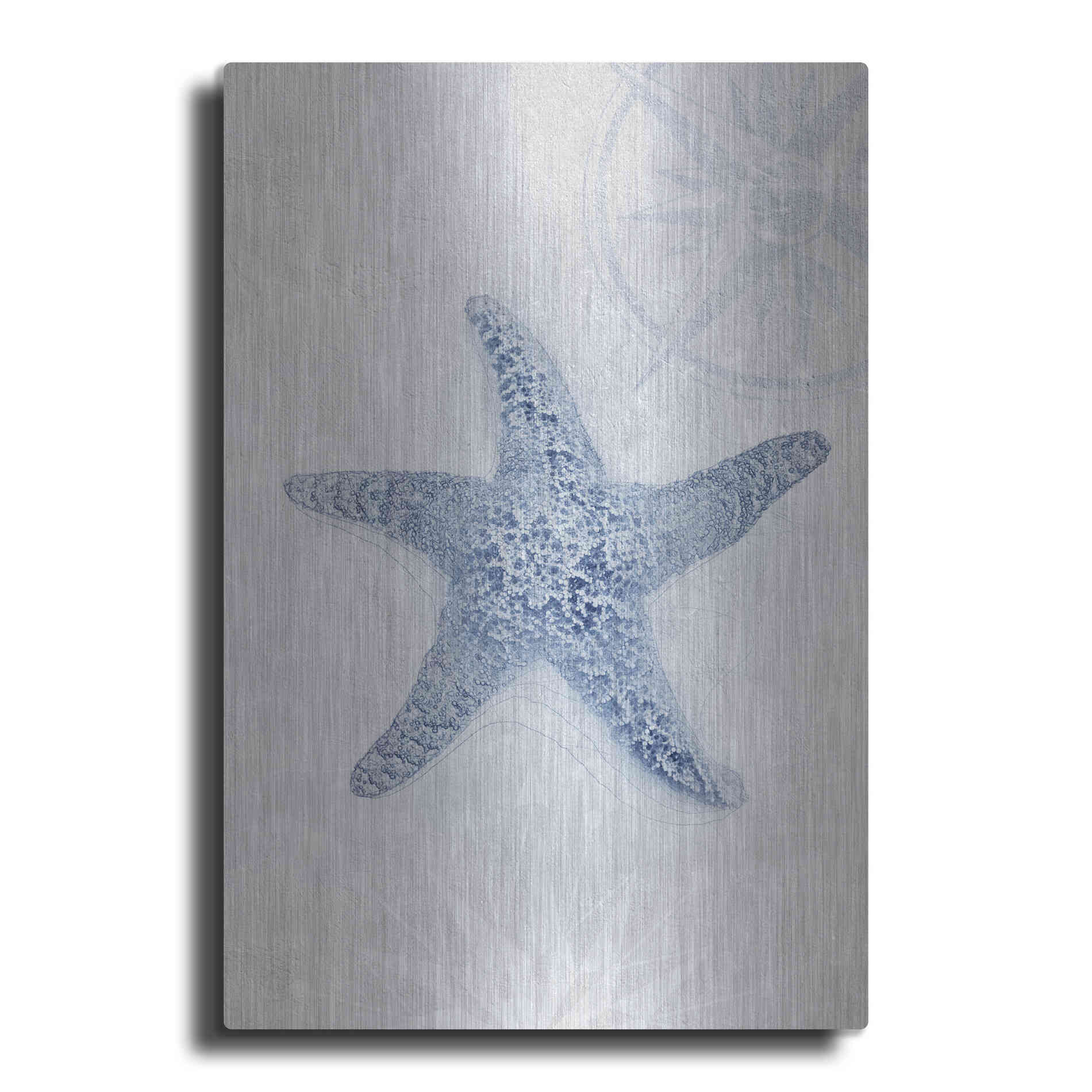 Luxe Metal Art 'Ocean Memories 4' by Louis Duncan-He, Metal Wall Art