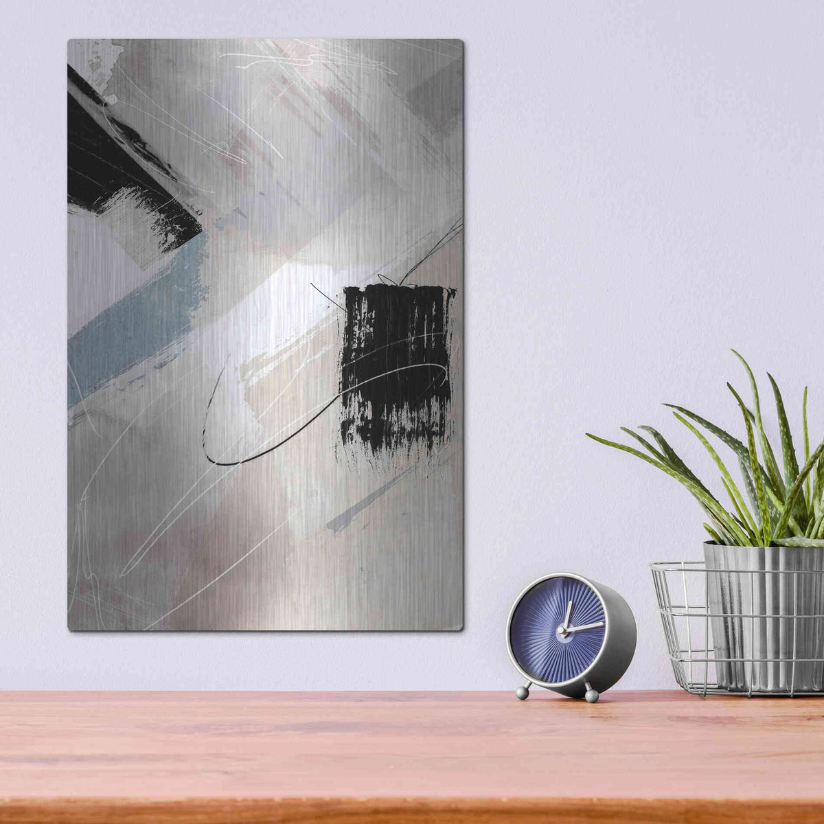 Luxe Metal Art 'Protective Nature 2' by Louis Duncan-He, Metal Wall Art,12x16