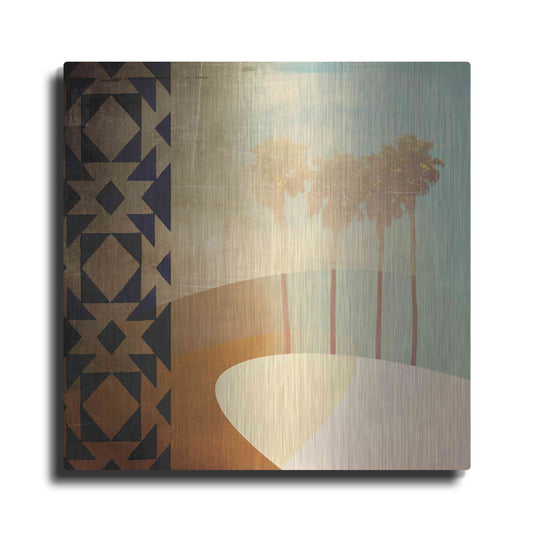 Luxe Metal Art 'Tropic Two' by Louis Duncan-He, Metal Wall Art