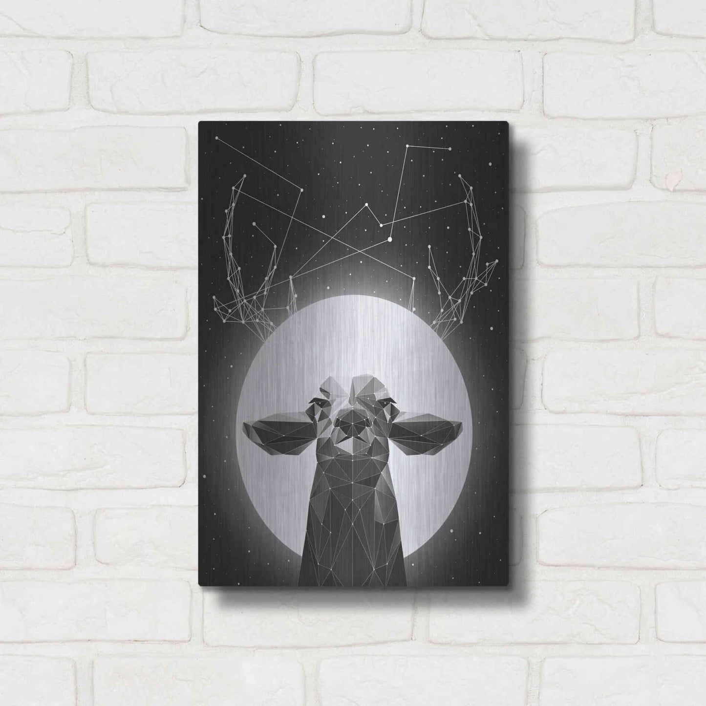 Luxe Metal Art 'Banyon Deer' by Davies Babies, Metal Wall Art,12x16