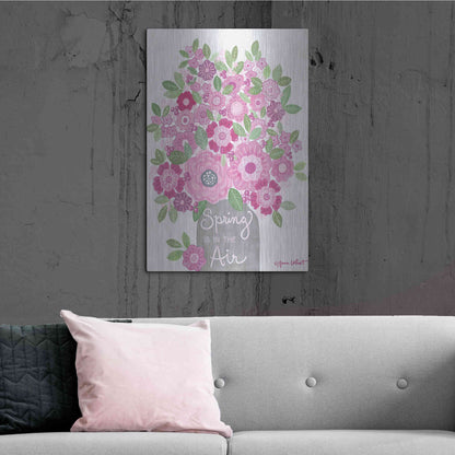 Luxe Metal Art 'Spring is in the Air' by Annie LaPoint, Metal Wall Art,24x36