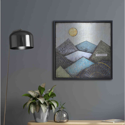 Luxe Metal Art 'Find the Beautiful' by Britt Hallowell, Metal Wall Art,24x24