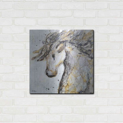 Luxe Metal Art 'Running Wild' by Britt Hallowell, Metal Wall Art,24x24