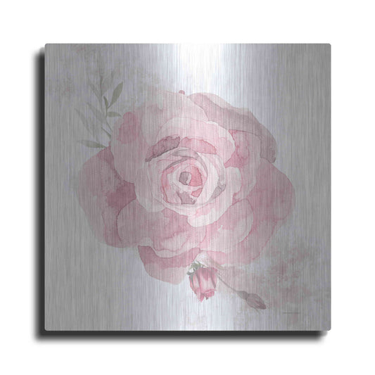 Luxe Metal Art 'Cottage Rose' by Bluebird Barn, Metal Wall Art