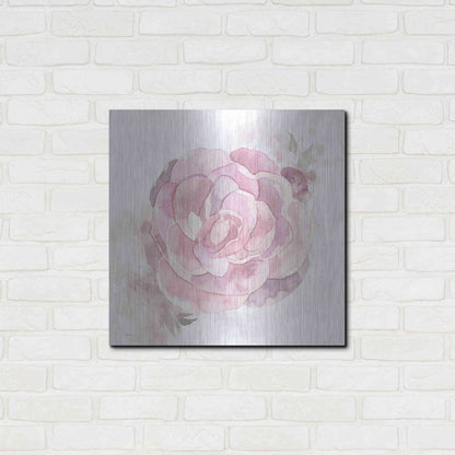 Luxe Metal Art 'Cottage Peony II' by Bluebird Barn, Metal Wall Art,24x24