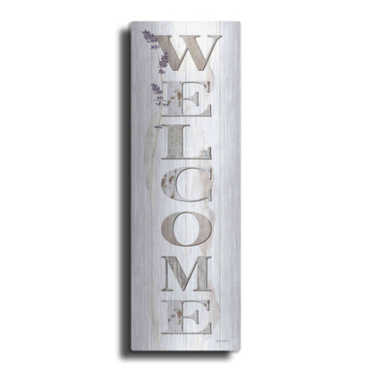 Luxe Metal Art 'Welcome' by Susie Boyer, Metal Wall Art