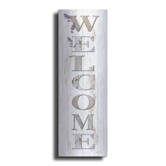 Luxe Metal Art 'Welcome' by Susie Boyer, Metal Wall Art