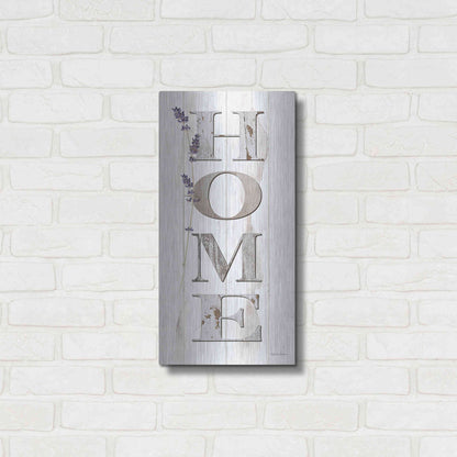 Luxe Metal Art 'HOME 2' by Susie Boyer, Metal Wall Art,12x24