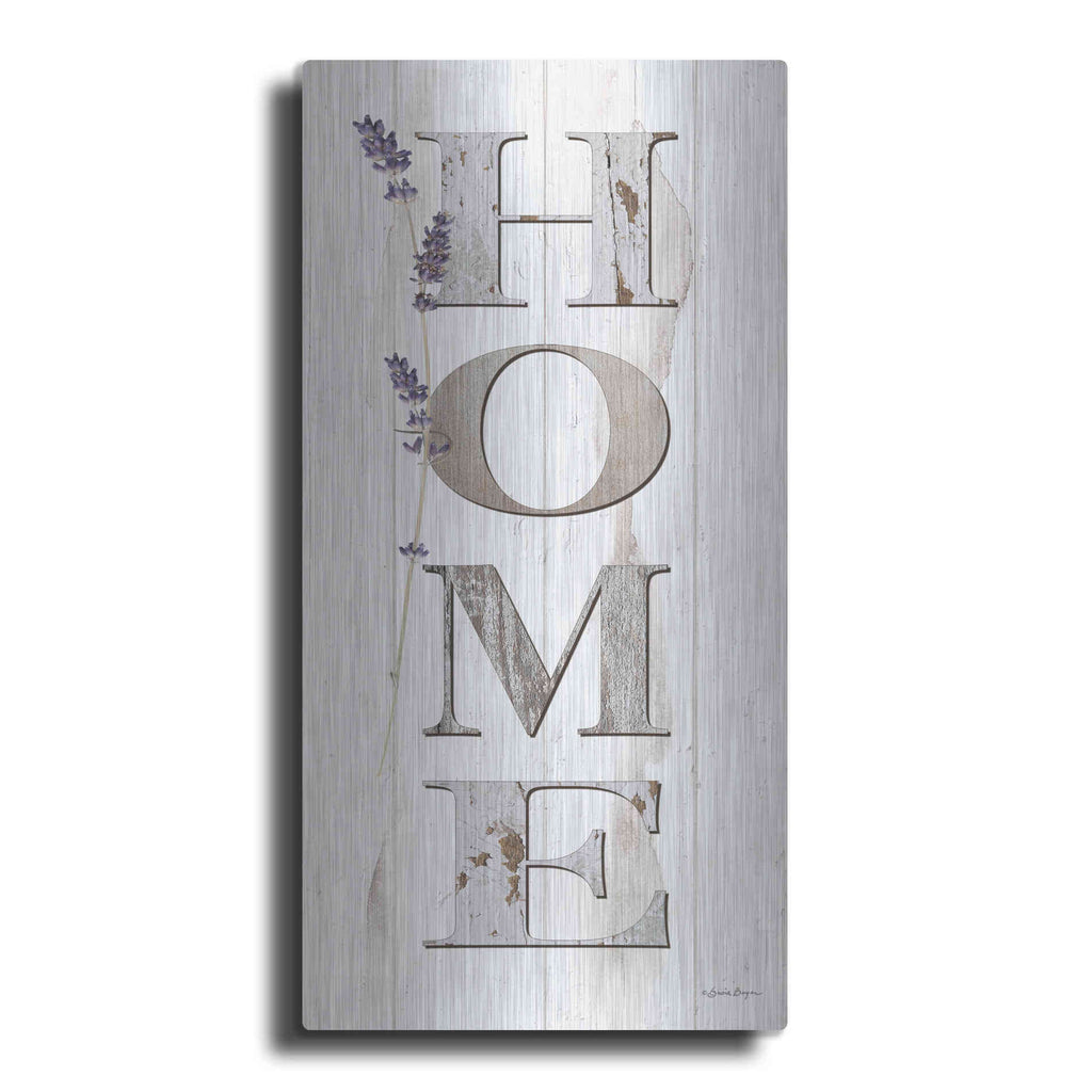 Luxe Metal Art 'HOME 2' by Susie Boyer, Metal Wall Art