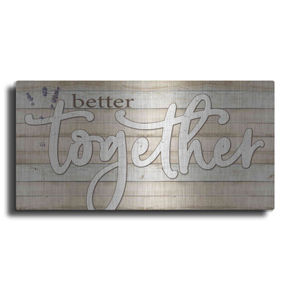 Luxe Metal Art 'Better Together' by Susie Boyer, Metal Wall Art
