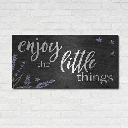 Luxe Metal Art 'Enjoy the Little Things  ' by Susie Boyer, Metal Wall Art,48x24