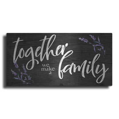 Luxe Metal Art 'Together We Make a Family     ' by Susie Boyer, Metal Wall Art