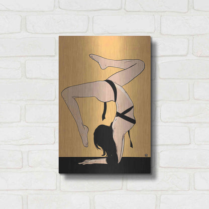 Luxe Metal Art 'Contortionist 2' by Giuseppe Cristiano, Metal Wall Art,12x16