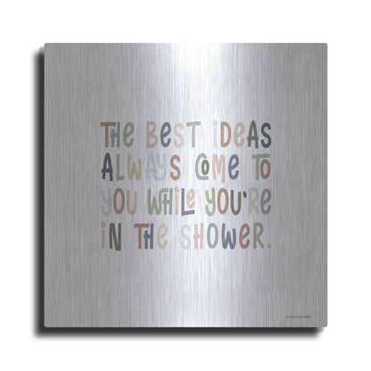 Luxe Metal Art 'The Best Ideas' by Lady Louise Designs, Metal Wall Art