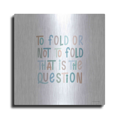 Luxe Metal Art 'To Fold or Not to Fold' by Lady Louise Designs, Metal Wall Art