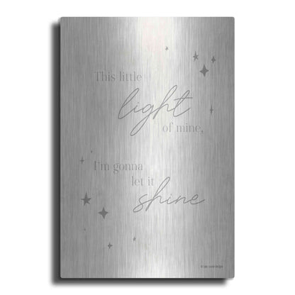 Luxe Metal Art 'Let Your Light Shine   ' by Lady Louise Designs, Metal Wall Art