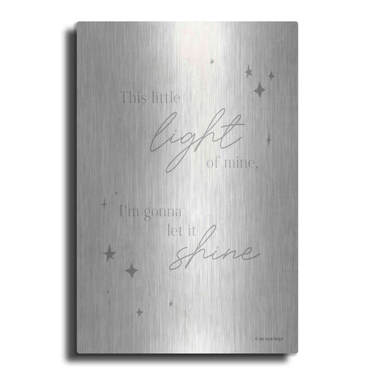 Luxe Metal Art 'Let Your Light Shine   ' by Lady Louise Designs, Metal Wall Art