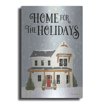 Luxe Metal Art 'Holiday House' by Lady Louise Designs, Metal Wall Art