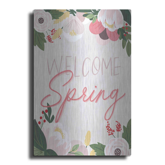 Luxe Metal Art 'Welcome Spring' by Lady Louise Designs, Metal Wall Art