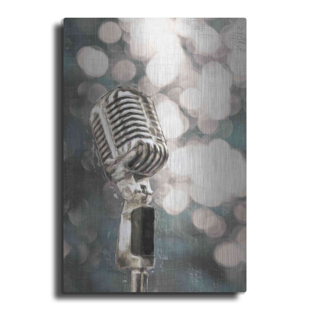 Luxe Metal Art 'Lights and Sound   ' by Cloverfield & Co, Metal Wall Art