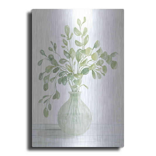 Luxe Metal Art 'Eucalyptus Beauty II' by Cindy Jacobs, Metal Wall Art