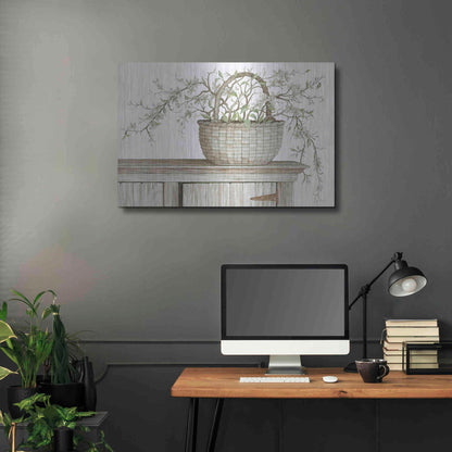 Luxe Metal Art 'Apple Blossom Beauty I' by Cindy Jacobs, Metal Wall Art,36x24