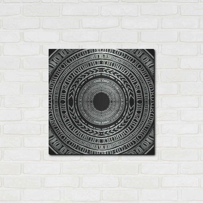 Luxe Metal Art 'Seeing Circles I' by Cindy Jacobs, Metal Wall Art,24x24