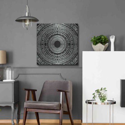 Luxe Metal Art 'Seeing Circles I' by Cindy Jacobs, Metal Wall Art,24x24