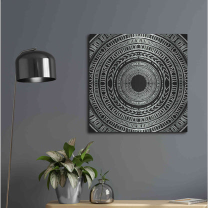 Luxe Metal Art 'Seeing Circles I' by Cindy Jacobs, Metal Wall Art,24x24