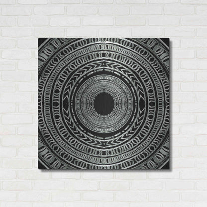 Luxe Metal Art 'Seeing Circles I' by Cindy Jacobs, Metal Wall Art,36x36