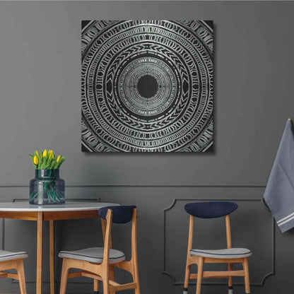 Luxe Metal Art 'Seeing Circles I' by Cindy Jacobs, Metal Wall Art,36x36