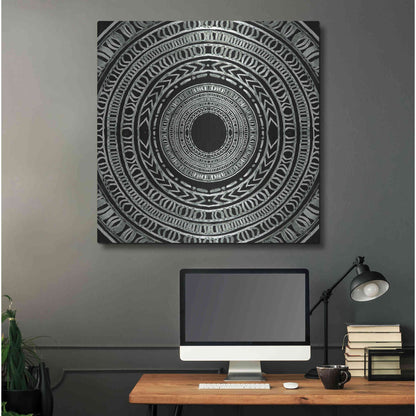 Luxe Metal Art 'Seeing Circles I' by Cindy Jacobs, Metal Wall Art,36x36