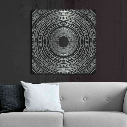 Luxe Metal Art 'Seeing Circles I' by Cindy Jacobs, Metal Wall Art,36x36