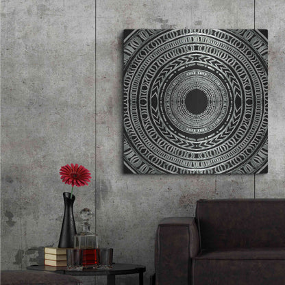 Luxe Metal Art 'Seeing Circles I' by Cindy Jacobs, Metal Wall Art,36x36