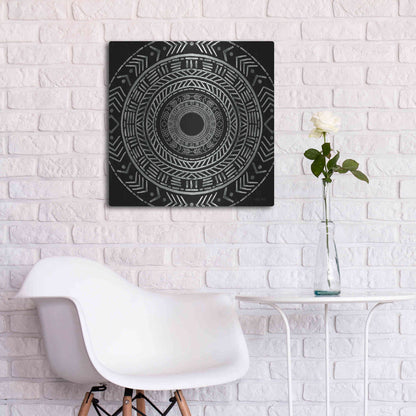 Luxe Metal Art 'Seeing Circles II' by Cindy Jacobs, Metal Wall Art,24x24