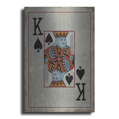Luxe Metal Art 'King of Spades' by Cindy Jacobs, Metal Wall Art